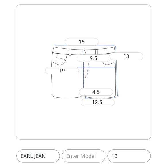 EARL JEAN Denim Shorts Womens 12 Blue Multi Floral Embroidered Boho Festival - Picture 2 of 10